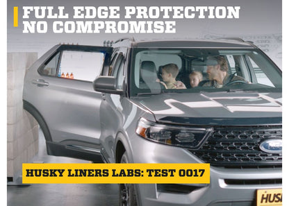 Husky Liners Door Edge Guards, Color-Matched |92000JS| - Fits 2021-2026 Ford F-150 | Stainless Steel, Iconic Silver, 4-pc.