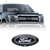 Putco Luminix White Oval LED Emblem |92607| - Fits Ford F150 2024-2027 with Camera and w/o Spray Washer
