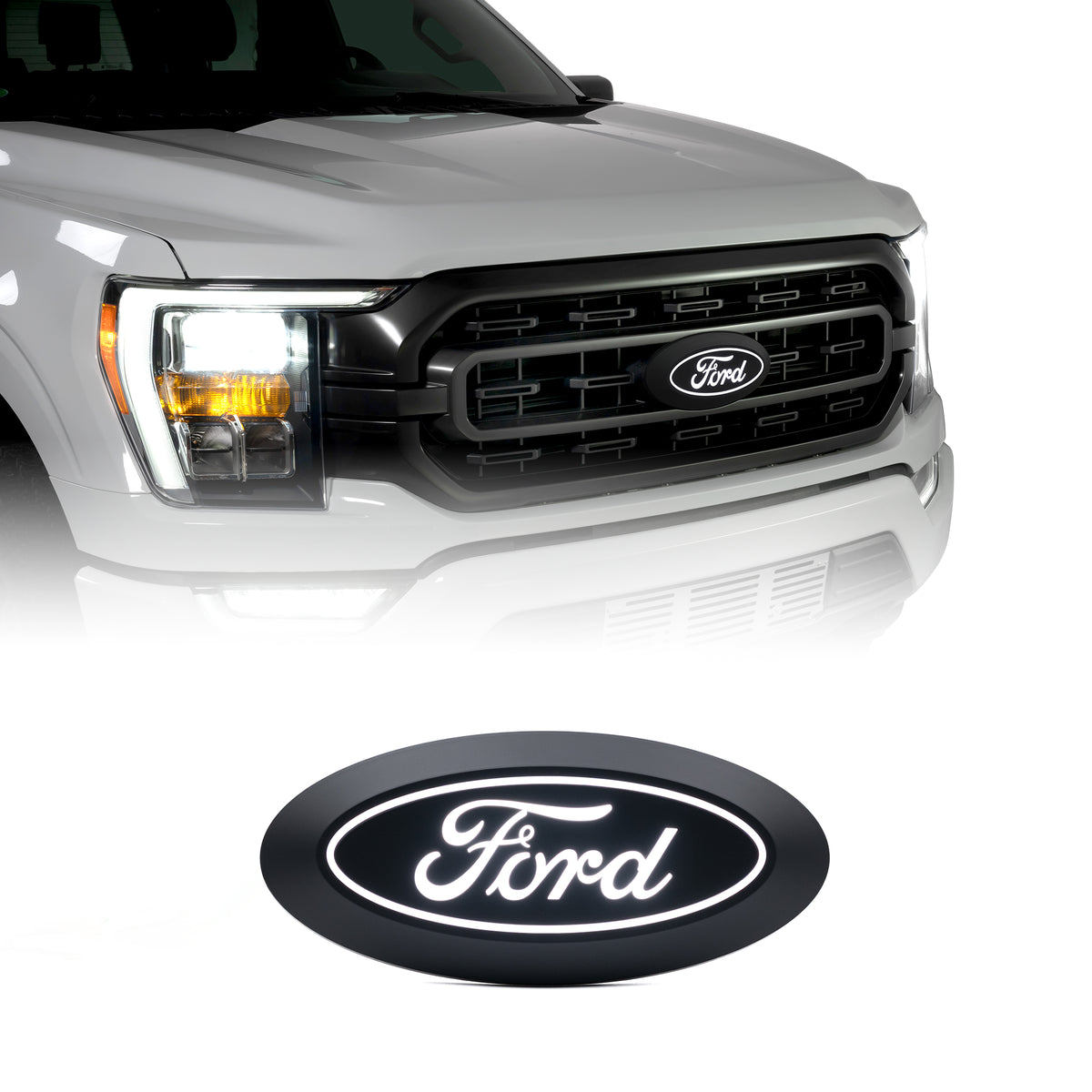 Putco Luminix White LED Emblem -Fits Ford F150 2015-2020 |92601|