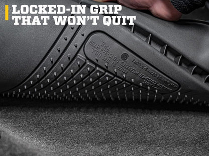 Husky Liners Weatherbeater Floor Mats |93451| - Fits 2007-2016 GMC Acadia; 2008-2017 Buick Enclave; 2009-2017 Chevrolet Traverse (w/2nd Row Bench Seats) + More | Front & 2nd Row, 3-pc Black