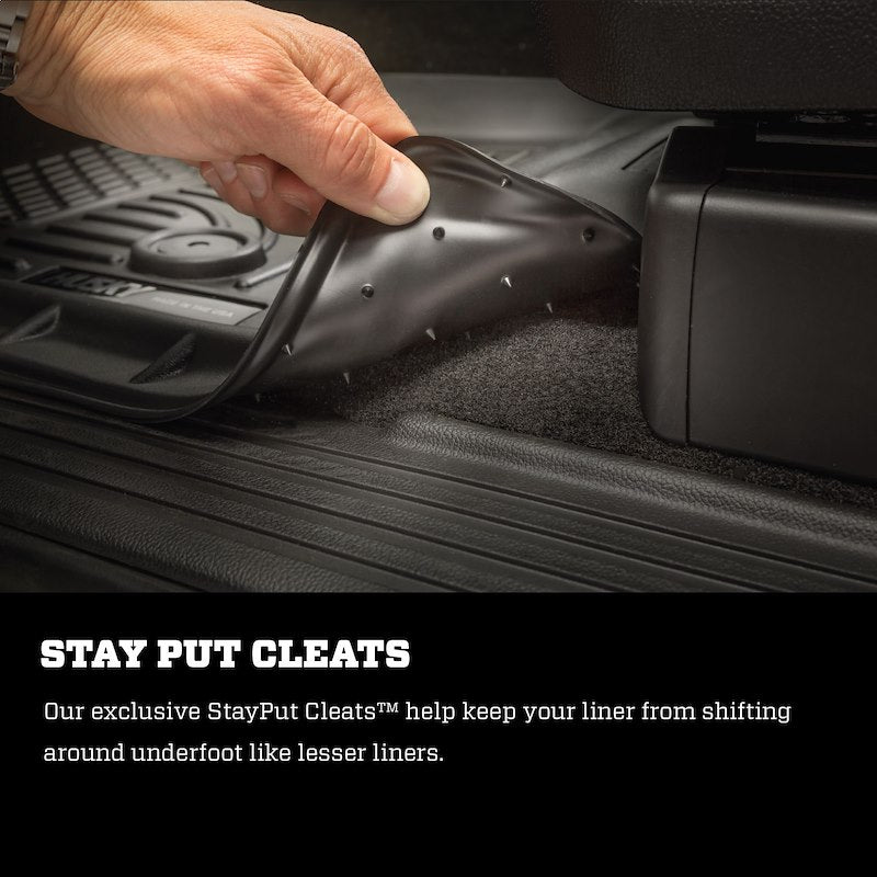 Husky Liners Weatherbeater Floor Mats |94051| - Fits 2015-2026 Ford F-150 SUPERCAB ONLY | Front & 2nd Row, 3-pc Black