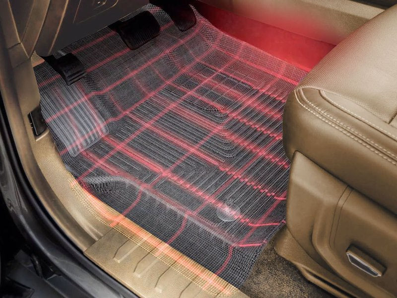 Husky Liners Weatherbeater Floor Mats |94491| - Fits 2025-2026 Dodge Ram 1500 Crew CAB ONLY | Front & 2nd Row, 3-pc Black