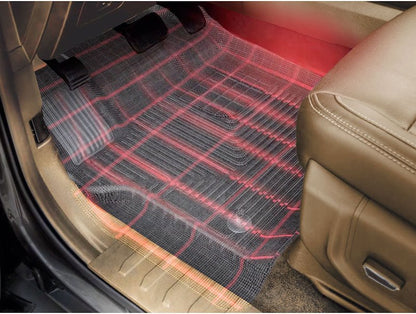 Husky Liners Weatherbeater Floor Mats |94571| - Fits 2025-2026 Ram 1500 Quad CAB ONLY | Front & 2nd Row, 3-pc Black