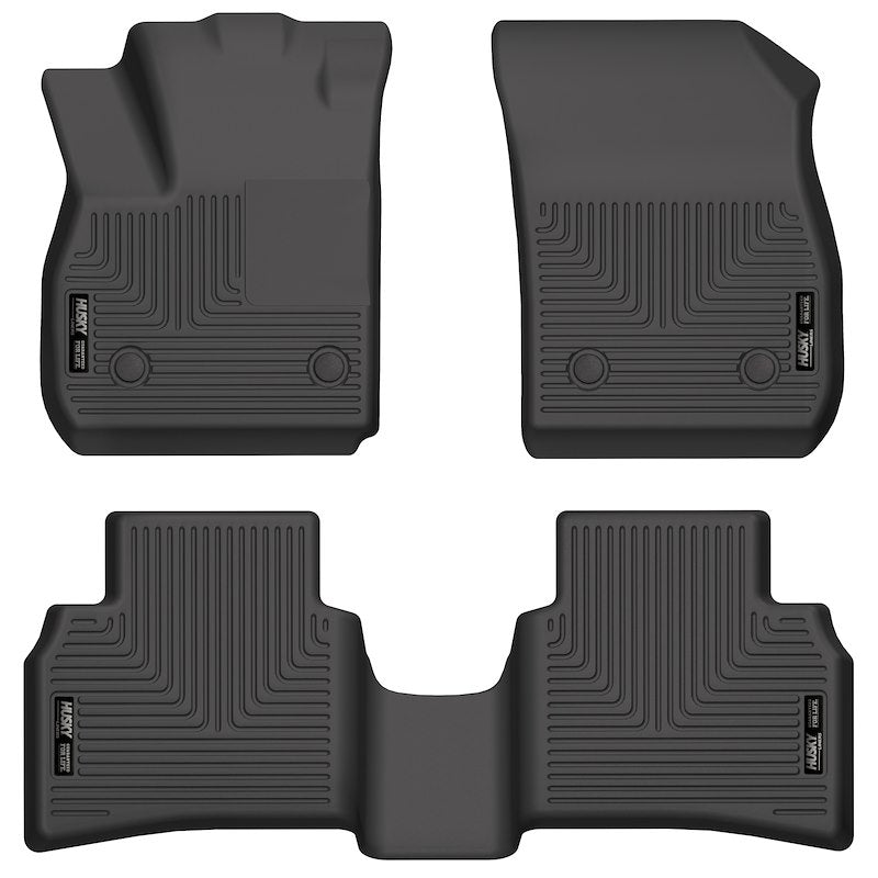 Husky Liners Weatherbeater Floor Mats |95201| - Fits 2021-2026 Buick Envision | Front & 2nd Row, 3-pc Black