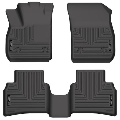 Husky Liners Weatherbeater Floor Mats |95201| - Fits 2021-2026 Buick Envision | Front & 2nd Row, 3-pc Black