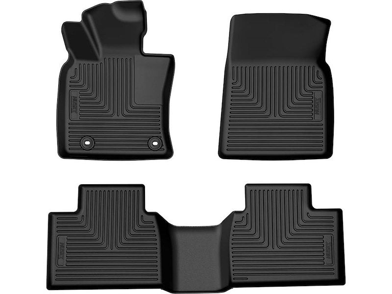 Husky Liners Weatherbeater Floor Mats |95361| - Fits 2025-2026 Toyota Camry | Front & 2nd Row, 3-pc Black
