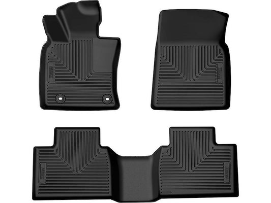 Husky Liners Weatherbeater Floor Mats |95361| - Fits 2025-2026 Toyota Camry | Front & 2nd Row, 3-pc Black