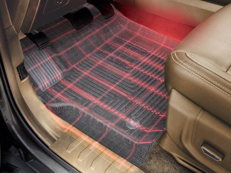 Husky Liners Weatherbeater Floor Mats |95481| - Fits 2024-2026 Mazda CX-90| Front & 2nd Row, 3-pc Black