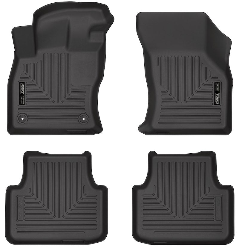 Husky Liners Weatherbeater Floor Mats |95831| - Fits 2019-2026 Volkswagen Jetta Sedan | Front & 2nd Row, 4-pc Black