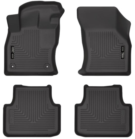Husky Liners Weatherbeater Floor Mats |95831| - Fits 2019-2026 Volkswagen Jetta Sedan | Front & 2nd Row, 4-pc Black