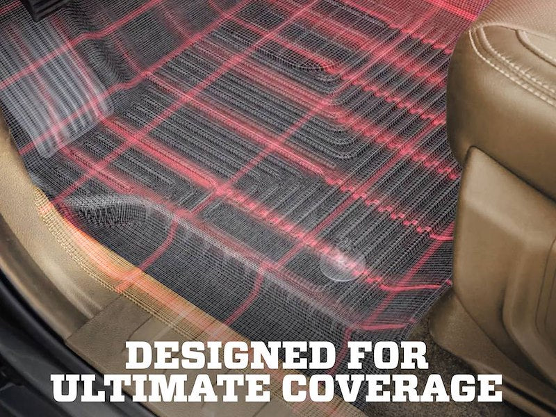 Husky Liners Weatherbeater Floor Mats |95961| - Fits 2024-2026 Hyundai Santa Fe | Front & 2nd Row, 3-pc Black