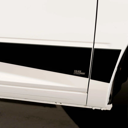 Putco Black Platinum Rocker Panels Kit |9751473BP| - Fits Ford F150 2021-2027 SuperCrew 5'7" Bed