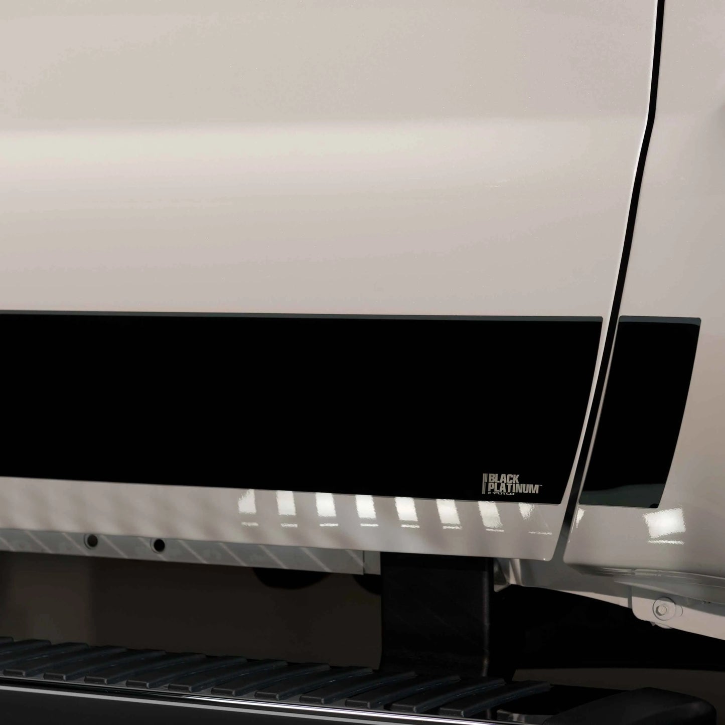 Putco Black Platinum Rocker Panels Kit |9751469BP| - Fits Ford F150 2021-2027 Regular Cab 6'7" Bed