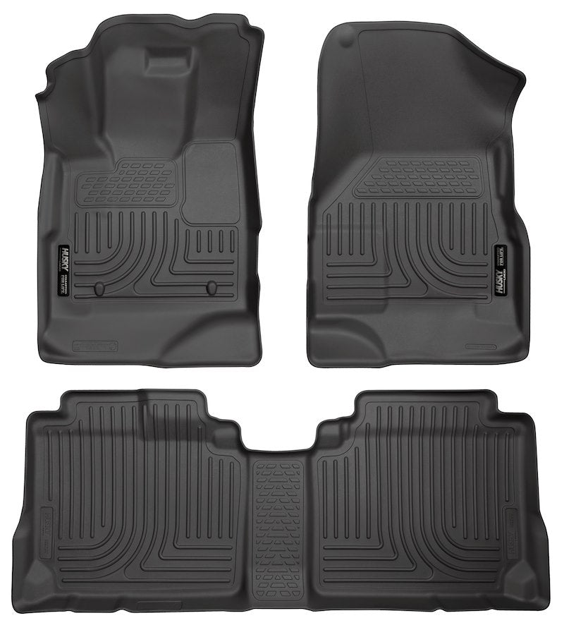 Husky Liner WeatherBeater Custom Floor Liner |98131| - Fits 2010-2017 Chevrolet Equinox/GMC Terrain - 3pc. BLACK