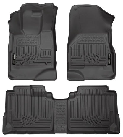 Husky Liner WeatherBeater Custom Floor Liner |98131| - Fits 2010-2017 Chevrolet Equinox/GMC Terrain - 3pc. BLACK