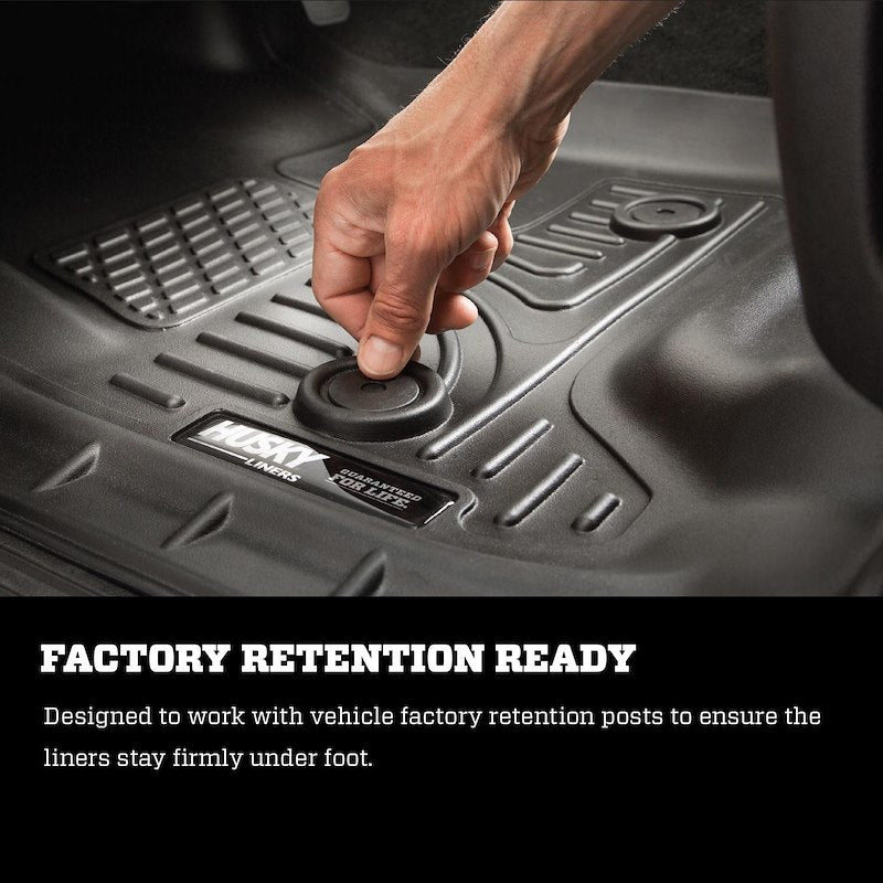 Husky Liners Weatherbeater Floor Mats |99261| - Fits 2024-2026 Buick Envista & 2024-2026 Chevrolet Trax | Front & 2nd Row, 3-pc Black