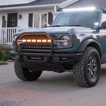 Putco Luminix LED Grille Emblem, Amber & White |92852| - Fits 2021-2027 Ford Bronco, w/Front Camera