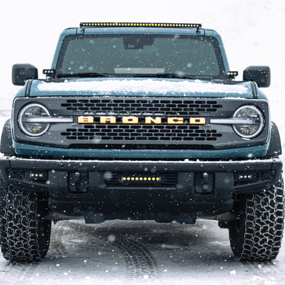 Putco Luminix LED Grille Emblem, Amber & White |92852| - Fits 2021-2027 Ford Bronco, w/Front Camera