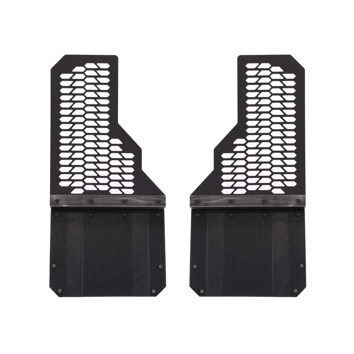 Putco Black HEX Mud Skins - Rear Pair |78255| - Fits Ford F350 / F450 2011-2016 Dually