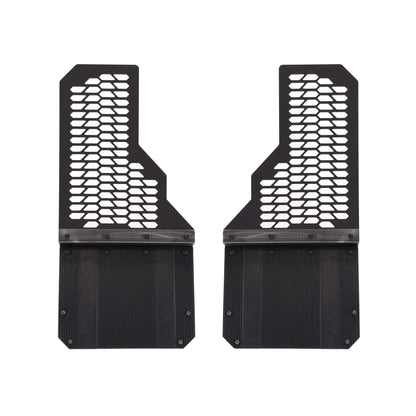 Putco Black HEX Mud Skins - Rear Pair |78255| - Fits Ford F350 / F450 2011-2016 Dually