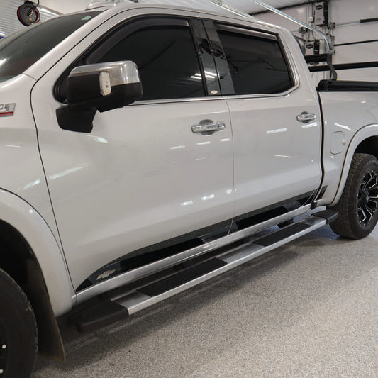Putco Black Platinum GMC Logo Rocker Panels Kit |9751240BPGM-2| Fits 2019-2026 GMC Sierra 1500 Regular Cab 8' Bed