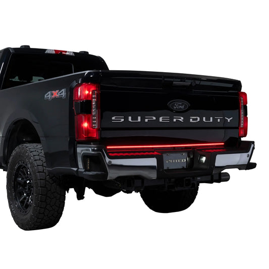 Putco 60" Blade LED Tailgate Light Bar Red/Amber/White LEDs & Plug-N-Play Quick Connect Harness |9201960-32| - Fits Ford F250 / F350 / F450 2023-2027 w/Halogen Tail Lights