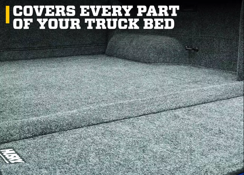 Husky Liners Full Truck Bed Liner |HBRB23CCK| - Fits 2023-2026 Chevrolet Colorado & GMC Canyon, 5' Bed, Fits with & w/Out Tailgate Compartment - Crew Cab | Guardian Comfort Mat 1pc. Grey