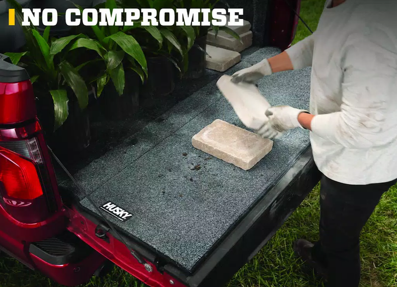 Husky Liners Full Truck Bed Liner |HBRC20SBK| - Fits 2020-2026 Chevrolet Silverado & GMC Sierra 2500HD, 3500HD, 6.9' Bed, w/Out Multi-PRO Tailgate - Crew & Double Cab | Guardian Comfort Mat, 1 pc. Grey