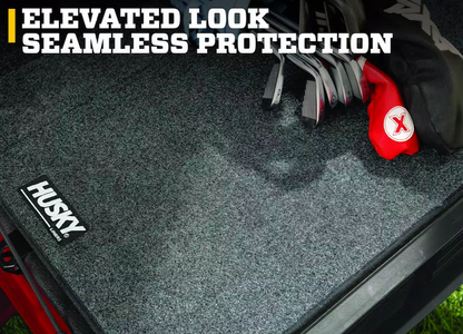 Husky Liners Full Truck Bed Liner |HBRC20SBK| - Fits 2020-2026 Chevrolet Silverado & GMC Sierra 2500HD, 3500HD, 6.9' Bed, w/Out Multi-PRO Tailgate - Crew & Double Cab | Guardian Comfort Mat, 1 pc. Grey