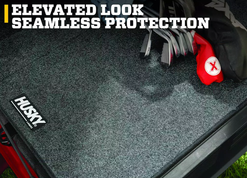 Husky Liners Full Truck Bed Liner |HBRM22SBK| - Fits 2022-2026 Ford Maverick, Guardian Comfort Mat 1pc. Grey