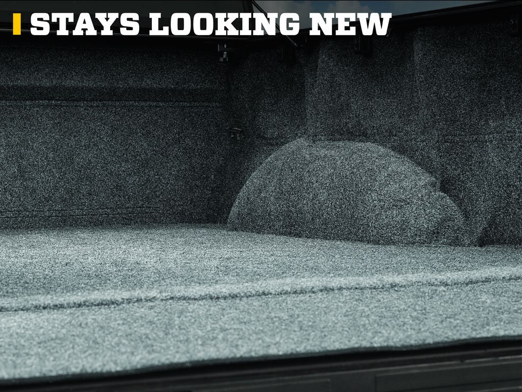 Husky Liners Full Truck Bed Liner |HBRQ15SBK| - Fits 2015-2026 Ford F-150, 6.7' Bed | Guardian Comfort Mat 1pc. Grey