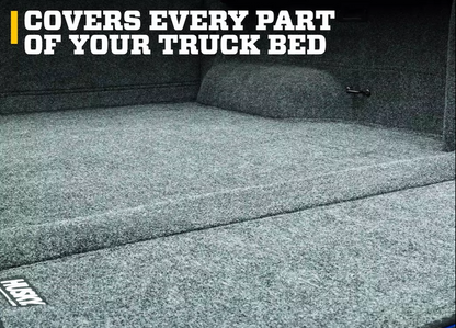 Husky Liners Full Truck Bed Liner |HBRQ17SBK| - Fits 2017-2026 Ford F-250 & F-350 Super Duty, 6.5' Bed | Guardian Comfort Mat 1pc. Grey