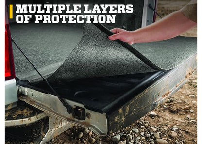 Husky Liners Truck Bed & Tailgate Mat |HIMC19CCS| - Fits 2019-2026 Chevrolet Silverado & GMC Sierra 1500, w/Out Multi-Pro TG - Crew Cab | Guardian Impact Liner 1pc. Black