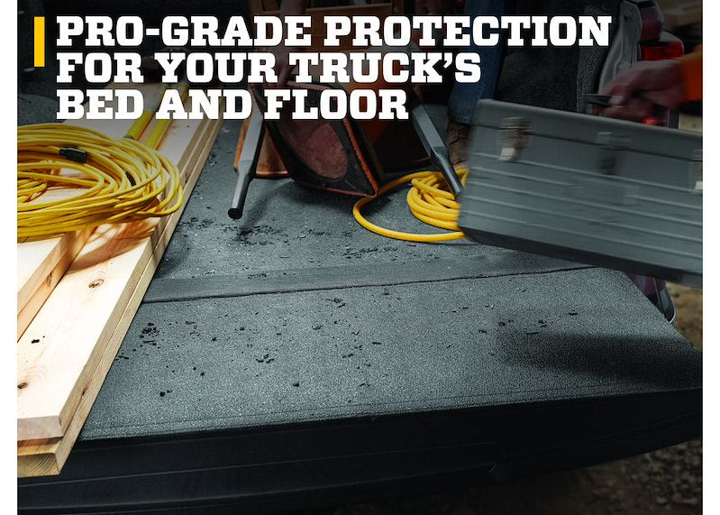 Husky Liners Truck Bed & Tailgate Mat |HIMC19CCS| - Fits 2019-2026 Chevrolet Silverado & GMC Sierra 1500, w/Out Multi-Pro TG - Crew Cab | Guardian Impact Liner 1pc. Black