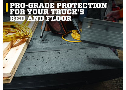 Husky Liners Truck Bed & Tailgate Mat |HIMC19CCS| - Fits 2019-2026 Chevrolet Silverado & GMC Sierra 1500, w/Out Multi-Pro TG - Crew Cab | Guardian Impact Liner 1pc. Black