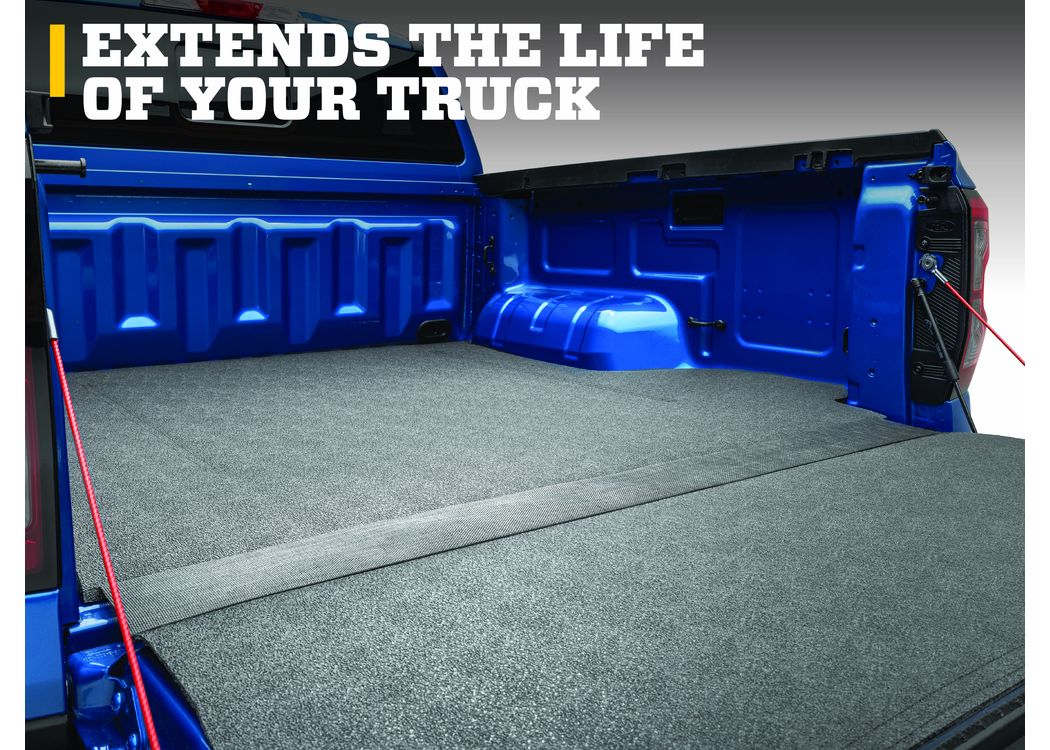 Husky Liners Truck Bed & Tailgate Mat |HIMR24DCS| - Fits 2024-2026 Ford Ranger, 5' Bed - SuperCrew (Crew Cab) Will NOT Fit SuperCab (EXT Cab) | Guardian Impact Liner - 1pc. Black