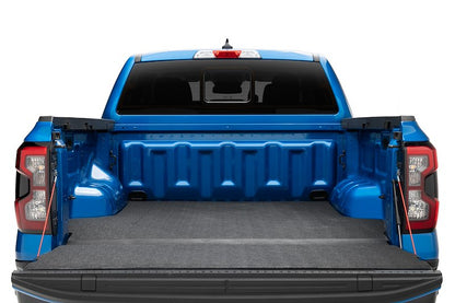 Husky Liners Truck Bed & Tailgate Mat |HIMR24DCS| - Fits 2024-2026 Ford Ranger, 5' Bed - SuperCrew (Crew Cab) Will NOT Fit SuperCab (EXT Cab) | Guardian Impact Liner - 1pc. Black