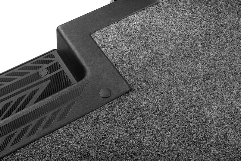Husky Liners Van Mat - Compact |HVTDPC14| - Fits 2015-2022 Dodge Promaster City | Guardian Comfort - 1pc. Black