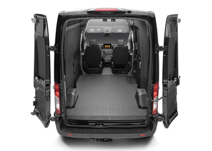 Husky Liners Van Mat - Full |HVTRF92| - Fits 2006-2019 Ford E-150/E-250/E-350 Super Duty/E-450 Super Duty | Guardian Comfort - 1 pc. Black