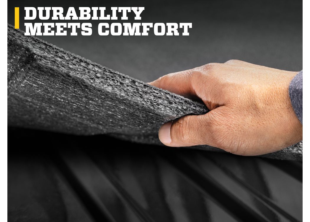 Husky Liners Van Mat - Full |HVTRF92| - Fits 2006-2019 Ford E-150/E-250/E-350 Super Duty/E-450 Super Duty | Guardian Comfort - 1 pc. Black