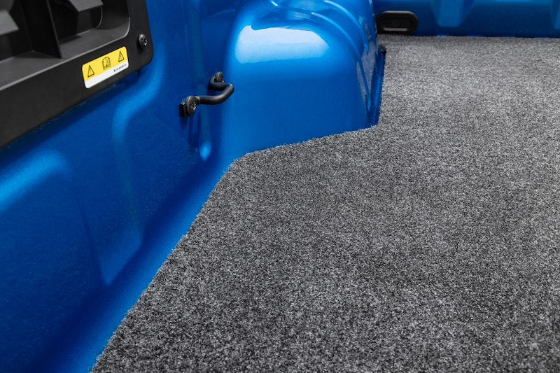 Husky Liners Truck Bed & Tailgate Mat |HXLTBMQ15SCS| - Fits 2015-2026 Ford F-150 & F-150 Lightning - 5.5' Bed - SuperCrew, Models w/Spray On Bed Liner/No Liner | Guardian Comfort Liner, 1pc. Grey