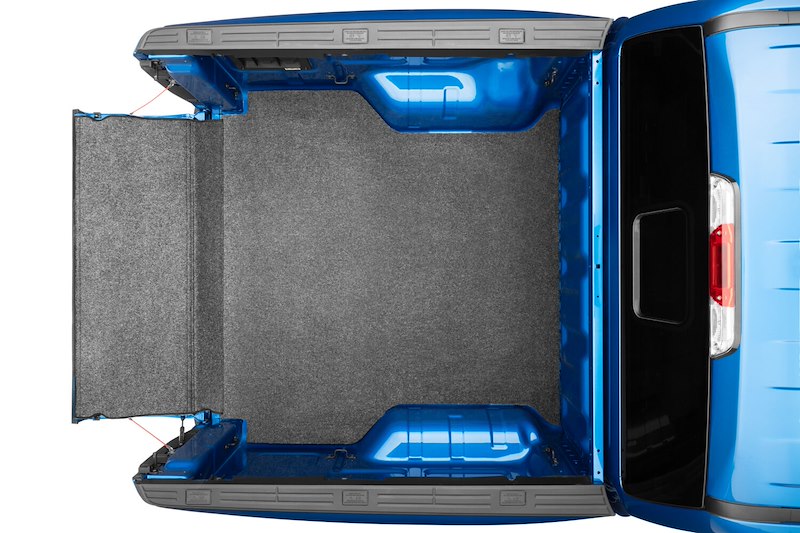 Husky Liners Truck Bed & Tailgate Mat |HXLTBMQ17SBS| - Fits 2017-2026 Ford F-250 & F-350 Super Duty - 6.5' Bed, for Models w/Spray On Bed Liner or No Liner | Guardian Comfort Liner, 1pc. Grey