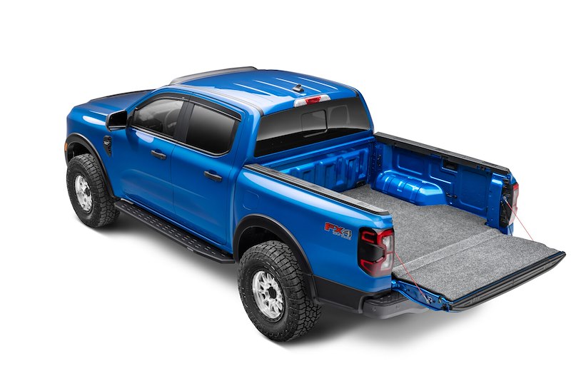 Husky Liners Truck Bed & Tailgate Mat |HXLTBMQ17SBS| - Fits 2017-2026 Ford F-250 & F-350 Super Duty - 6.5' Bed, for Models w/Spray On Bed Liner or No Liner | Guardian Comfort Liner, 1pc. Grey