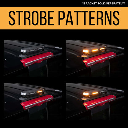 Putco 950124 Hornet Amber LED Stealth Rooftop Strobe Light Bar 24" |950124|