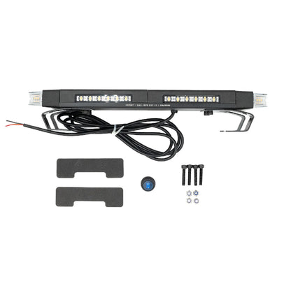 Putco Tri-Hornet LED Stealth Rooftop Strobe Light Bar (Amber, White & Blue), 16" Tri Color Strobe Light |950216|