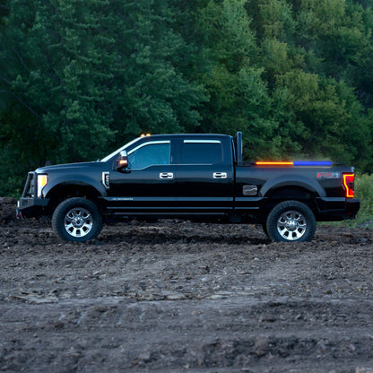 Putco Amber & Blue Work Blade LED Light Bar - 60" Long - Blue and Amber Strobe |93010-60|