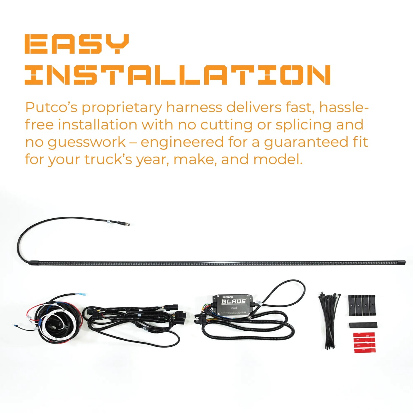 Putco Freedom Blade Tailgate Light Bar with Plug-N-Play Connector |760060-12| - Fits Ford F150 Equipped with Factory Halogen Taillamps 2021-2023