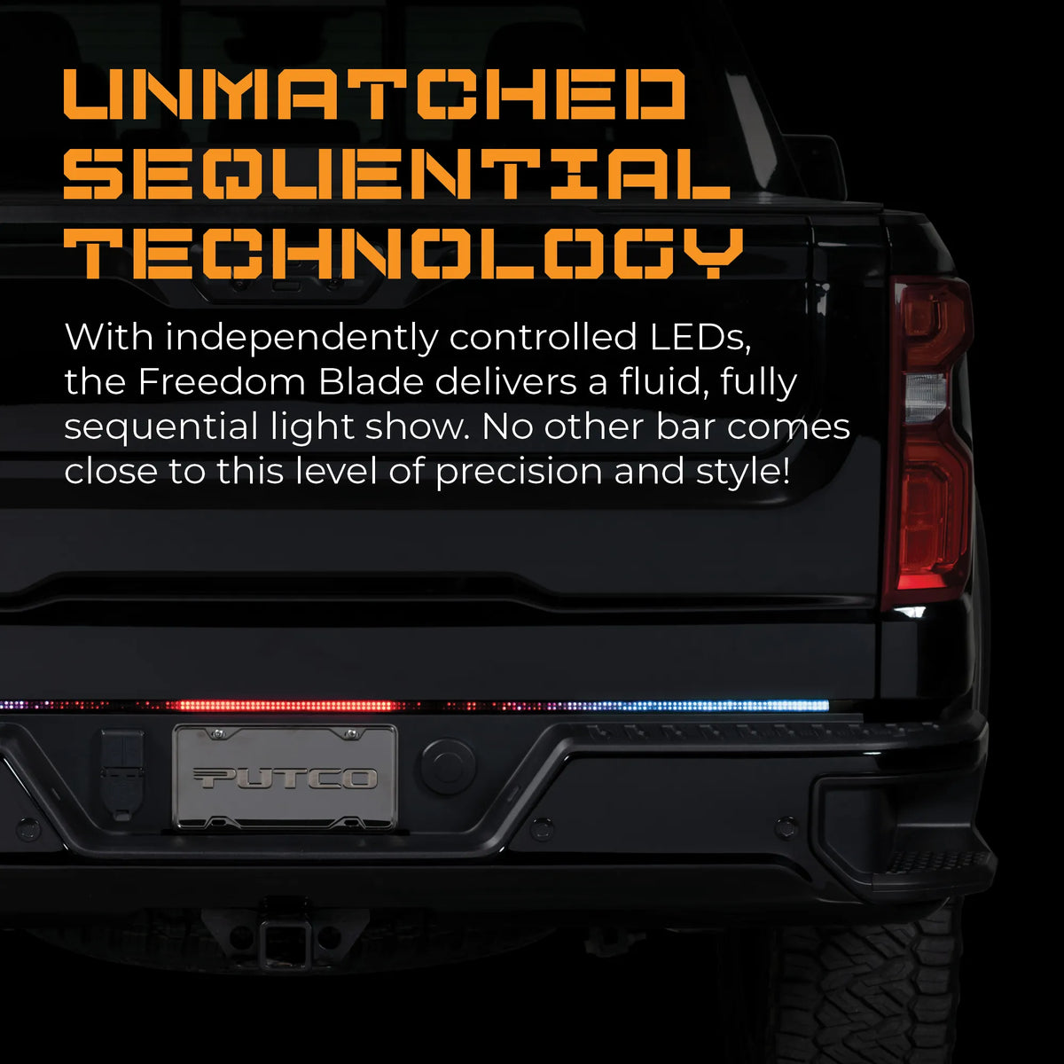 Putco Freedom Blade Tailgate Light Bar With Plug-N-Play Connector |760048-08| - Fits Ford Ranger Equipped With Factory Halogen Taillamps 2019-2023