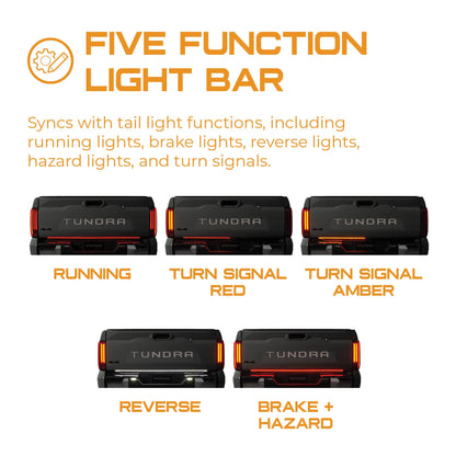 Putco Blade LED Tailgate Light Bar (Universal Fit) - 48" Long - Red & White |92010-48|