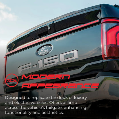 Putco Excalibur LED Tailgate Light Bar & Plug-N-Play Connector |92060-37| - Fits Ford F150 With Factory LED Taillamps 2024-2027 (Does NOT fit OBS/Tow Tech systems)